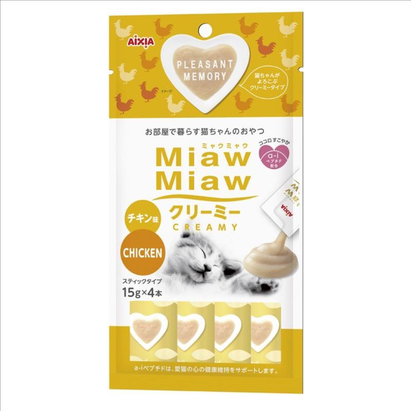AXMMCM6 Aixia Miaw Miaw Creamy - Chicken 4x15g