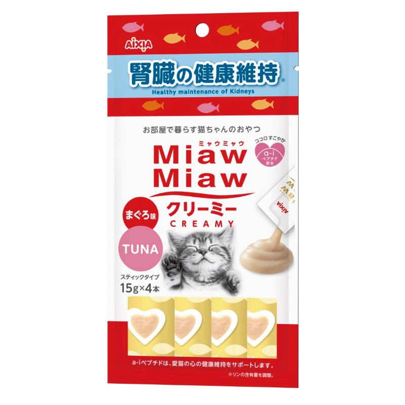 AXMMCM7 Aixia Miaw Miaw Creamy - Kidney Maintenance 4x15g