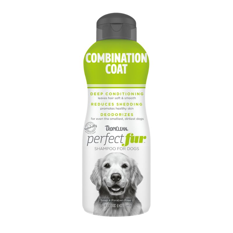 TropiClean PerfectFur™ Combination Coat Dog Shampoo 16oz